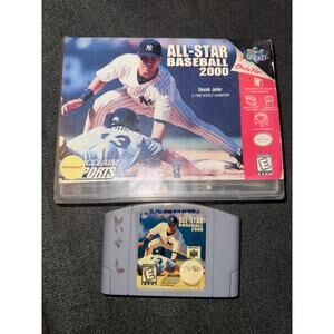 All star baseball 2000 N64 videogame